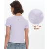 imageBAMBOO COOL Womens Henley T Shirts Short Sleeve SlimFit Tees Tops for Women Trendy Fashion BlousePurple