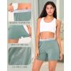 imageBAMBOO COOL Womens Pajama Shorts Elastic Waistband Pj Pants Leg Opening Lounge Sleep Shorts 2 PackMulticoloured 022pack