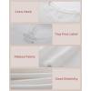 imageBAMBOO COOL Womens Seamless Tight TShirts Slim Fit Basic Ribbed Tees Short Sleeve Crew Neck TopWhite