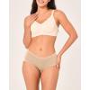 imageBAMBOO COOL Womens Underwear Mid Waisted Brief Ladies Panties Moisture Wicking Stretchy Full Coverage 5 PackMulticolor5packb
