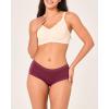 imageBAMBOO COOL Womens Underwear Mid Waisted Brief Ladies Panties Moisture Wicking Stretchy Full Coverage 5 PackMulticolor5packd