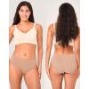 imageBAMBOO COOL Womens Underwear Soft Lace Panties Mid Waisted Seamless Briefs Moisture Wicking Stretchy 6 PackMulticolor5packc