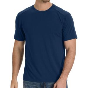 imageBAMBOO COOL Mens TShirts Short Sleeve Shirt Heavyweight Crew Neck T Shirt for Man Moisture Wicking Casual TeesCblue