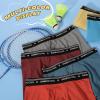 imageBAMBOO COOL Boys Big Performance Boxer Briefs Breathable MoistureWicking Mesh Underwear Multicolor 6 PackAblue black ocean Blue orange turquoise Green dark Red
