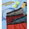 imageBAMBOO COOL Boys Big Performance Boxer Briefs Breathable MoistureWicking Mesh Underwear Multicolor 6 PackDcyan Gray bluegray navy Blue dark Grey ocean Blue light Blue