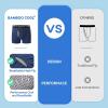imageBAMBOO COOL Boys Underwear Boxer Briefs for Boy Breathable Mesh Fly Zone MoistureWicking 6 PackBmesh Fly Zone Black haze Blue navy Blue dark Red dark Gray dark Blue