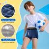 imageBAMBOO COOL Boys Underwear Boxer Briefs for Boy Breathable Mesh Fly Zone MoistureWicking 6 PackBmesh Fly Zone Black haze Blue navy Blue dark Red dark Gray dark Blue