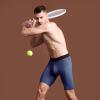 imageBAMBOO COOL Mens Long Boxer Briefs Performance Long Leg Sports Boxer Brief Underwear MultiPack02green  Black  Dark Blue