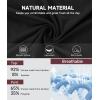 imageBAMBOO COOL Mens Plaid Pajamas Set Soft Sleepwear Long Sleeve Shirts and Woven Pants Lightweight Loungewear Pjs with PocketsBlackRed Plaid