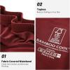 imageBAMBOO COOL Mens Tagless Briefs Coverd Waistband Comfort Soft Underwear with Contour Pouch Breathable Underpants MultipacksBlack red blue gray6pack