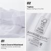 imageBAMBOO COOL Mens Tagless Briefs Coverd Waistband Comfort Soft Underwear with Contour Pouch Breathable Underpants MultipacksWhite6pack
