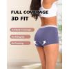 imageBAMBOO COOL Womens Boyshort Panties Cooling Underwear Soft Lightweight Moisture Wicking Boxer Briefs for Ladies 4 PackMulticoloured B 4 Pack