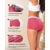 imageBAMBOO COOL Womens Boyshort Panties Cooling Underwear Soft Lightweight Moisture Wicking Boxer Briefs for Ladies 4 PackMulticoloured C 4 Pack