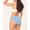 imageBAMBOO COOL Womens Briefs Underwear Leg High Cut Ladies Seamless Panties Soft and Breathable multicolor 5 PackMulticolor5packa