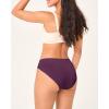 imageBAMBOO COOL Womens Briefs Underwear Leg High Cut Ladies Seamless Panties Soft and Breathable multicolor 5 PackMulticolor5packc
