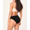 imageBAMBOO COOL Womens Cool Bikini Briefs for Women Panties Stretchy Soft Breathable Underwear 5packBlack5packa