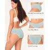 imageBAMBOO COOL Womens No Show Bikini Seamless Underwear for Women Low Waisted Nonmarking Stretch Panties Full Coverage6 PackMulticolor6packd