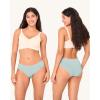 imageBAMBOO COOL Womens No Show Bikini Seamless Underwear for Women Low Waisted Nonmarking Stretch Panties Full Coverage6 PackMulticolor6packd