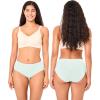 imageBAMBOO COOL Womens No Show Briefs Seamless Underwear for Women High Waist Nonmarking Full Coverage Stretch Panties6 PackMulticolor6packd