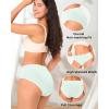imageBAMBOO COOL Womens No Show Briefs Seamless Underwear for Women High Waist Nonmarking Full Coverage Stretch Panties6 PackMulticolor6packd