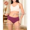 imageBAMBOO COOL Womens Period Underwear High Waisted Leakproof Postpartum Maternity Panties Soft Breathable3 PackMulticolor A3pack