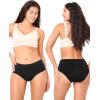 imageBAMBOO COOL Womens Period Underwear High Waisted Leakproof Postpartum Maternity Panties Soft Breathable3 PackMulticolor C3pack