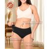 imageBAMBOO COOL Womens Period Underwear High Waisted Leakproof Postpartum Maternity Panties Soft Breathable3 PackMulticolor C3pack