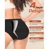 imageBAMBOO COOL Womens Period Underwear High Waisted Leakproof Postpartum Maternity Panties Soft Breathable3 PackMulticolor C3pack