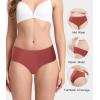 imageBAMBOO COOL Womens Underwear Soft Mid Waist Brief Moisture Wicking Panties for Women 5PackMulticolor A5pack
