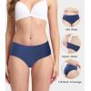 imageBAMBOO COOL Womens Underwear Soft Mid Waist Brief Moisture Wicking Panties for Women 5PackMulticolor C5pack