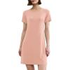 imageBAMBOO COOL Nightgowns for Women Sleepshirts Cute Short Sleeve Dress Pajamas Womens Soft SleepwearPink
