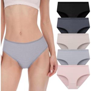 imageBAMBOO COOL Womens Underwear Mesh Breathable MoistureWicking Briefs Soft ampamp Lightweight Ladies Panties 5PackMulticolor C5pack