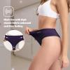 imageBAMBOO COOL Womens Thongs High Waisted Seamless MoistureWicking Breathable Underwear Stretchy Panties Tagless 6 PackMulticoloured B 6pack