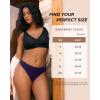 imageBAMBOO COOL Womens Thongs Seamless MoistureWicking Breathable Underwear High Stretchy Mid Waisted Panties Tagless 6 PackMulticoloured G 6pack