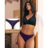 imageBAMBOO COOL Womens Thongs Seamless MoistureWicking Breathable Underwear High Stretchy Mid Waisted Panties Tagless 6 PackMulticoloured G 6pack