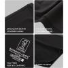 imageBAMBOO COOL Mens Undershirts Slim Fit VNeckCrewneck MoistureWicking TShirts Soft Stretch White Tees for Men 3 PackV Neckblack3