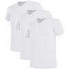 imageBAMBOO COOL Mens Undershirts Slim Fit VNeckCrewneck MoistureWicking TShirts Soft Stretch White Tees for Men 3 PackV Neckwhite3