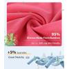 imageBAMBOO COOL Girls Underwear Kids Soft Skinfriendly Panties Breathable Lightweight Briefs For Teens 614 Years 6 PackMulticoloredd6 Packs