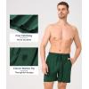 imageBAMBOO COOL Mens Pajama Pants Cooling Lounge Sleep Short Bottoms Soft Comfy Summer Pj Shorts Sleepwear Pajamas with PocketsCgrey  Dark Green2 Pack