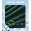 imageBAMBOO COOL Mens Pajama Pants Cooling Lounge Sleep Short Bottoms Soft Comfy Summer Pj Shorts Sleepwear Pajamas with PocketsCgrey  Dark Green2 Pack