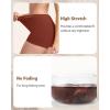 imageBAMBOO COOL Womens Boyshort Panties Seamless Mid Waist Underwear Stretchy Moisture Wicking Boxer Briefs for Ladies 5 PackMulticoloured C 5pack