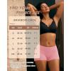 imageBAMBOO COOL Womens Boyshort Panties Seamless Mid Waist Underwear Stretchy Moisture Wicking Boxer Briefs for Ladies 5 PackMulticoloured D 5pack