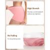 imageBAMBOO COOL Womens Boyshort Panties Seamless Mid Waist Underwear Stretchy Moisture Wicking Boxer Briefs for Ladies 5 PackMulticoloured D 5pack