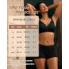 imageBAMBOO COOL Womens Boyshort Panties Seamless Mid Waist Underwear Stretchy Moisture Wicking Boxer Briefs for Ladies 5 PackMulticoloured F 5pack