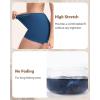 imageBAMBOO COOL Womens Boyshort Panties Seamless Mid Waist Underwear Stretchy Moisture Wicking Boxer Briefs for Ladies 5 PackMulticoloured I 5pack