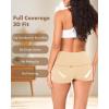 imageBAMBOO COOL Womens Boyshort Panties Seamless Mid Waist Underwear Stretchy Moisture Wicking Boxer Briefs for Ladies 5 PackMulticoloured a 5pack