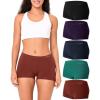 imageBAMBOO COOL Womens Boyshort Panties Seamless Mid Waist Underwear Stretchy Moisture Wicking Boxer Briefs for Ladies 5 PackMulticoloured C 5pack
