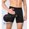 imageBAMBOO COOL Mens Underwear Boxer Briefs Fly with Builtin 3D Pouch Comfortable Cool Underwear for Men 4 Pack01black7 Pack