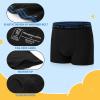 imageBAMBOO COOL Boys Underwear MoistureWicking Brethable Boxer Briefs Soft Lightweight TagFree with Fly Pouch 6PackDlight Gray dark Gray light Blue ocean Blue deep Blue black6 Pack