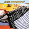 imageBAMBOO COOL Boys Underwear MoistureWicking Brethable Boxer Briefs Soft Lightweight TagFree with Fly Pouch 6PackElight Gray dark Gray blue black black Stripe blue Stripe6 Pack